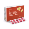 Blister Pack of Fildena 120 Mg Sildenafil Tablets for Improved Male Sexual Performance and Stamina