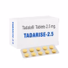 Tadarise 2.5 Mg Tadalafil Tablets for Subtle Erectile Function Improvement and Increased Sexual Health
