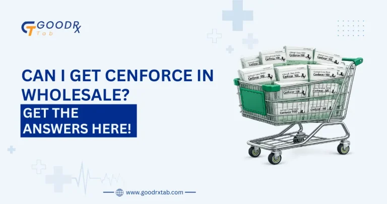 Professional medical illustration showing wholesale Cenforce tablet packaging with bulk medicine boxes, pharmaceutical distribution, healthcare supply, and erectile dysfunction treatment concepts in a clean medical setting.